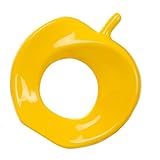 Ipetboom Keramik Apfel Skulptur Dekorative Figur Gelb Kreatives Design Stabile Handwerkskunst Für Wohnzimmer Schlafzimmer Tischdeko Geschenkidee