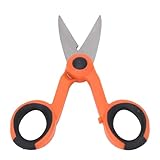 Sxhlseller Glasfaserschere, Robuste Klinge aus Rostfreiem Stahl, Einfaches Schneiden für Netzwerkkabel und Isolierte Drähte