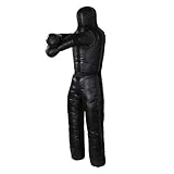 Aoneky Box-Dummies 1.8M, Gefülltes Gewicht Bis zu 65KG - Grappling Dummy Boxsack für Training Boxen, MMA, Judo, Kampfsport, Jiu-Jitsu, Wrestling (ungefüllt)