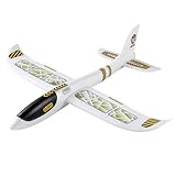 HABA Terra Kids Wurfgleiter – Gleitflugzeug für Kinder ab 5 Jahren, Robustes Styropor, hervorragende Flugeigenschaften, 48x48 cm, leicht zusammenbaubar – 1303520001
