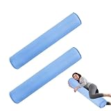 ONTYZZ Seitenschläferkissen Aufblasbar Körperkissen Erwachsene Kinder Kissen Seitenschläfer Komfortkissen für Umarmendes Schlafen Rücken Nacken Lagerungskissen 120 * 20CM