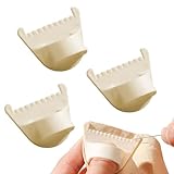 Tiajingzi Nähfingerhut Für Handarbeit 4 Stück | Stickfinger Schutz | Ergonomischer Fingerhut für Nähen Sticken Quilting Polstern Anfänger Erwachsene