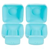 TOYANDONA 2 Stück Tragbare Aufbewahrungsbox aus Kunststoff Staubdichter Organizer für Menstruationstassen Robuste und Leicht zu Reinigende Verpackungsbehälter für Outdoor und Reisen