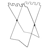 Müllsackständer für den Garten, zusammenklappbarer und robuster Ständer für Müllbeutel, tragbare Aufbewahrung für und Kleidung beim Camping, Balkon, Party, Gartenarbeit