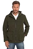 JP 1880 Herren große Größen Übergrößen Menswear L-8XL Fieldjacket, Ripstop, Kapuze, viele Taschen dunkel oliv 4XL 812286120-4XL