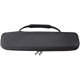 Flötentasche, Flötenhülle | Tasche für Blockflöte - Aufbewahrungstasche für Musikinstrumente mit Reißverschluss, EVA-Hartschalenkoffer für Sopran-Descant-Blockflöte