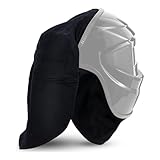Qerwsdty 2-Teiliges Schweißhelm-Set mit Überzug und Helmlatz, Schweißzubehör mit Presspassung für Den Nackenschutz Beim Schweißen