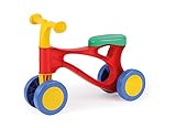 Lena 7165 Lauflernroller My First Scooter, Laufrad bunt, Sitzroller mit Stahlachsen, Lauflernrad zum Balance und Laufen trainieren, Lauflernhilfe Roller für Kleinkinder ab 18 Monate, Unisex