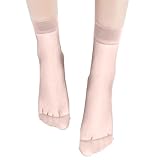 Socken Funktionssocken Sexy einfarbige Damen-Socken, 10 Paar, kurze, stilvolle Top-Söckchen, Netzsocken Gumminoppen Für Socken (Beige, One Size)