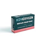 KeyOxygen Repair Soap Bar-Seife, handgefertigt, kaltgepresst, mit ökologischem Kokosöl und Vitamin E, feuchtigkeitsspendende und regenerierende vegane Seife für empfindliche Haut, 100 g