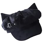 ANMITI Trendy Berets Kätzchen Ohr Unisex Kopfbeobachter Accessoire Für Frauen Männer Cabbie Für Halloween Cosplay Party Outfit