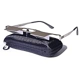 CHANGAR Lazy Glasses Prism-Brille zum Fernsehen, Lesen oder Surfen auf dem Telefon im Liegen, neue, verbesserte, leichtere und klarere Lazy Glasses, reduziert die Nackenbelastung (Silber)