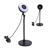 5MP Webcam mit Fülllicht in der Mikrofon -Berührungssteuerung Autofokus USB -Web -Cam Bendable -Stange für Online -Lernen Streaming