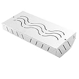 Smoker Box Grill, Smoker Box, Edelstahl Smoker Box Smoker Box - Kohlegrillzubehör mit Deckel, Holzkohlehalter für Outdoor Grill, funktioniert mit Spänen