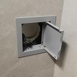 Generisch Unterputz-Wandzugangstürpaneel, 6 8 10 12 14 16 18 20 22 24 26 28 Zoll Inspektionstür, wasserdichte Zugangslochabdeckung für Duschbadewanne (Grau, 600 x 600 mm (24 x 24 Zoll))