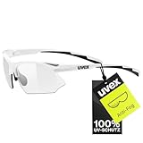 Uvex Unisex – Erwachsene, sportstyle 802 V Sportbrille, selbsttönend