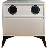 HSHTTKL Neu Nachttisch, kabellose Ladestation, Nachttisch, intelligenter Bewegungssensor, LED-Licht, Bluetooth-Lautsprecher, USB-Anschlüsse, Beistelltisch Nachttisch