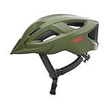 ABUS Allround-Fahrradhelm Aduro 2.1 - in sportivem Design für den Stadtverkehr, Landstraßen und Trails - für Damen und Herren - Grün Matt, Größe S