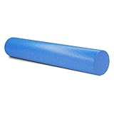 Conipa® - 1 Stück Pilates Rolle (90 x 15 cm) aus EVA-Hartschaum (weich) - Lange Yoga-Rolle für Sport, Gymnastik, Rücken & Wirbelsäule - Pilates-Rolle & Faszienrolle für Streching - Foam Roller (Blau)