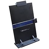 Dokumenthalter 9x12 -Zoll -Kunststoffpapierhalter mit 7 einstellbarer Winkel- und Reading -Aid -Stall -Sleek -Dehnungs -Relief -Papierständer für Schreibtisch beim Eingeben, Lesen von Dokument