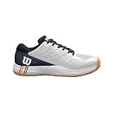 Wilson Herren Rush PRO ACE Clay Tennisschuh, White/Navy Blazer / Gum1a, 44 2/3 EU
