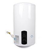 Wandspeicher Elektrischer Tank-Wassererhitzer, Warmwasserbereiter, Untertischboiler Elektro Warmwasserspeicher Boiler Elektrospeicher Wassererhitzer mit Temperaturanzeige (80L)