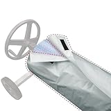 Honseadek Solar-Decke für den Pool, Schwimmen, Sommerabdeckung, Ganzjahresschutz, 490 x 96 cm, 190 t Rolle, silberbeschichtet, wasserdicht, Winter-Polyester, Poolausrüstung (grau)