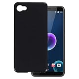 OAGELIM Hülle kompatibel mit HTC Desire 12 Case Stoßfeste TPU Weiche Flexible Schützende Handyhülle mit Kratzfestigkeit und Militärischer Fallschutz (Schwarz)