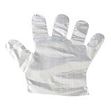 Angoily 20Packungen Plastikhandschuhe Einweg Küchenhandschuhe Lebensmittelschutz Puderfrei Hypoallergen für Lebensmittelverarbeitung und Haarfärbung À