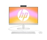 HP All-in-One Desktop-PC,23,8' FHD Display, AMD Ryzen 5 7520U, 8 GB DDR5 RAM, 512 GB SSD, AMD Radeon-Grafikeinheit, Windows 11 Home, QWERTZ, Weiß, [Exklusiv bei Amazon]