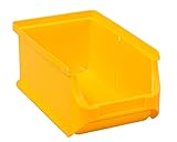 allit 456206 2, gelb ProfiPlus Lage-Box | Stapelbox | Gr.2 160x102x75mm, (1er Pack)