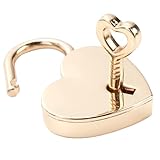 Schloss mit Schlüssel Geschenke für Frauen und Männer,Gold Vorhängeschloss Klein,Liebesschloss Hochzeitstag Geschenke,Liebesschloss Verlobungsgeschenke,Geschenke zum Jahrestag,Schlüssel Deko