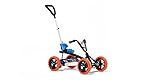 BERG Pedal-Gokart Buzzy 2-in-1 incl. Schubstange, Gokart mit Freilauf, Tretfahrzeug, Kinderfahrzeug mit Handbremse, Tretfahrzeug mit hohem Sicherheitstandard, gokart ab 2 Jahre (Nitro)