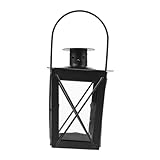 CLISPEED Vintage Kerzenhalter aus mit Tragegriff Romantische Laterne für Hochzeit Party und Tischdeko Stilvolle und Geschenkidee für Besondere Anlässe