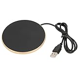 Baxnore Smart Candle Wärmer Coaster, 9,9 cm tragbares Heizkissen mit automatischer Ausschalten für Cups Tassen Büroreisen
