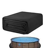 370cm Pool Unterlage Rund Bodenplane Für Pool Poolmatten Schutzboden Poolunterlage En Geotextil Überirdische Pools Schutzmatte Pannensicheres Rahmen Pool Schutzpolster Für Hinterhof Garten Rasen