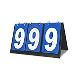 CAZSTYK Score Flippers Basketball Punktehalter Tischanzeigetafel Tragbare Anzeigetafel Sportwettbewerb Board Ausdauernde Sport Wettbewerb Board Indoor Outdoor Basketball Fußball Baseball