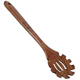Nudellöffel Spaghettilöffel Nudelkelle Spaghettilöffel Holz Spaghettizange Hängbar Spaghettilöffel Nudelzange Nudelkelle Mit Zähnen Für Nudeln Spaghetti Kochen Backen Spülmaschinenfest 32 Cm