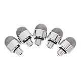 EPIGEIST 5 Stück Ersatzspitzen für Stylus Stifte Außengewinde Kapazitive Touchscreen Pen Spitzen Verschleißfestes Leitfähiges Gewebe Präzise Eingabestifte Einfache Montage Langlebig