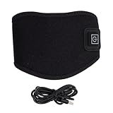 MILISTEN Elektrische USB Nackenheizung mit Verstellbarem Temperaturregler Wiederaufladbarer Heizkragen zur Schmerzlinderung und Muskelentspannung Ergonomische Nackenstütze für Büro Reisen