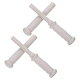 Vaguelly 2 Stück Schaukelpferdgriffe aus Robustem Kunststoff mit Sicherem Gewinde Universelle Ersatzgriffe für Kinderspielzeug und Reitpferde