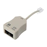 SueaLe Telefon Splitter RJ11 Adapter ADSL Modem Fax Splitter Trennzeichen
