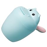 SHERCHPRY Multifunktionaler Shampoo Becher mit Verstellbarem Wasserstrahl Bpa Freiem Kunststoff Kleiner Badelöffel für Sicheres Haarewaschen und Baden