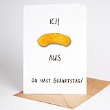 Lovely Cards -Ich Flip aus du hast Geburtstag - lustige Geburtstagskarten für Frauen Männer - Mann Frau - Geburtstagskarte lustig - lustige Geburtstagsgeschenke - A6 (Klappkarte)
