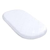 Stubenwagen Baby Matratzen Kinderwagen 75x35 cm - Matratze Beistellbett Babywiege Kindermatratze Oval Reisebett Nässeschutz Moseskorb Matraze 75 x 35 Kinderwagenmatratze