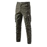Taktisch Cargohose Herren Wasserdicht Mit Vielen Taschen Ripstop Hose Outdoorhose Military Wandern Camouflage Pants Trekkinghose Slim Fit Stretch Traininghose StrapazierfäHig Sporthose Wanderhose