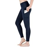 beroy Reithose Kinder Mädchen Vollbesatz mit Silikon Reitleggings Mädchen mit Gürtelschlaufen und Handytasche Navy XL