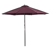 3,0 m freitragender Hängesonnenschirm, großer Gartenschirm, Aluminium-Sonnenschutz, leicht, robuster Schutz für Strand/Pool/Terrasse/Außenabdeckung, Z