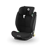 Maxi-Cosi RodiFix S i-Size Kindersitz, 100–150 cm, 3,5–12 Jahre, Autositz Kinder, 3 Liegepositionen, Verstellbare Höhe/Breite, G-CELL Side Impact Protection, AirProtect-Sicherheitskissen, Basic Black