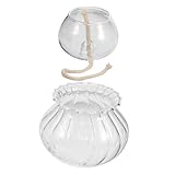FUTUREORYY Retro Glas Öl Lampe Vintage Kerosin Öllampe Dekorativ für Innenräume Wohnzimmer Schlafzimmer Party Hochzeit Atmosphäre Schaffen